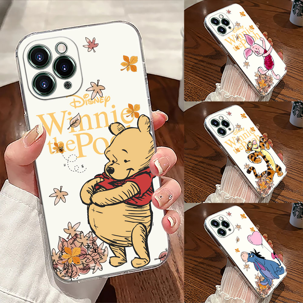 Phone Cases For Iphone 15 - Disney Winnie The Pooh Transparent Phone