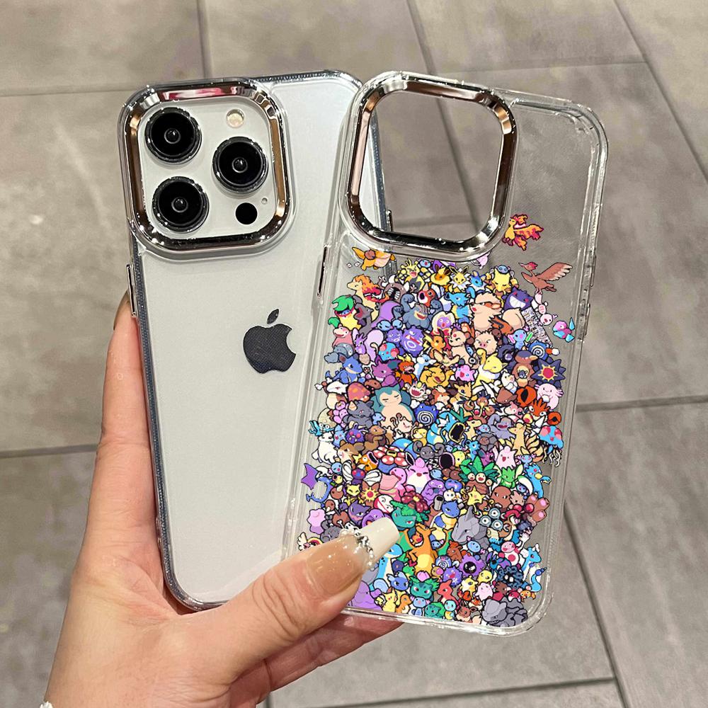 Phone Cases For Iphone 15 - Cute Cartoon P-Pokemon Collection Phone Case