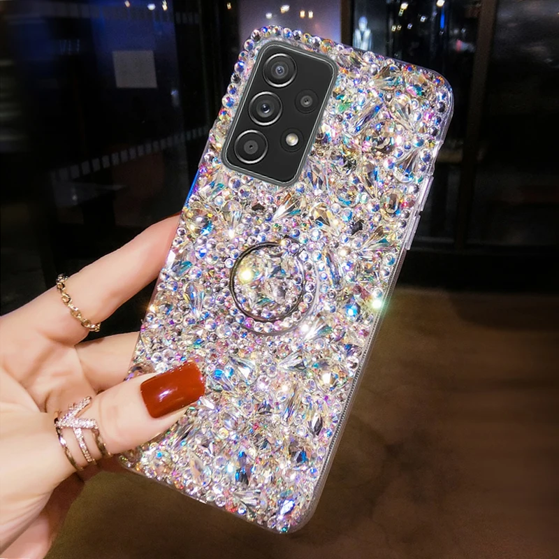 Phone Cases Brands - Luxury Fashion Rhinestone Color Glitter Case