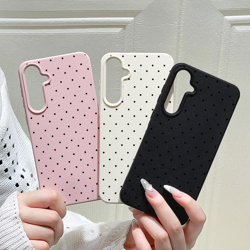 Phone Cases Galaxy S23 - Ins Polka Dots Phone Case For