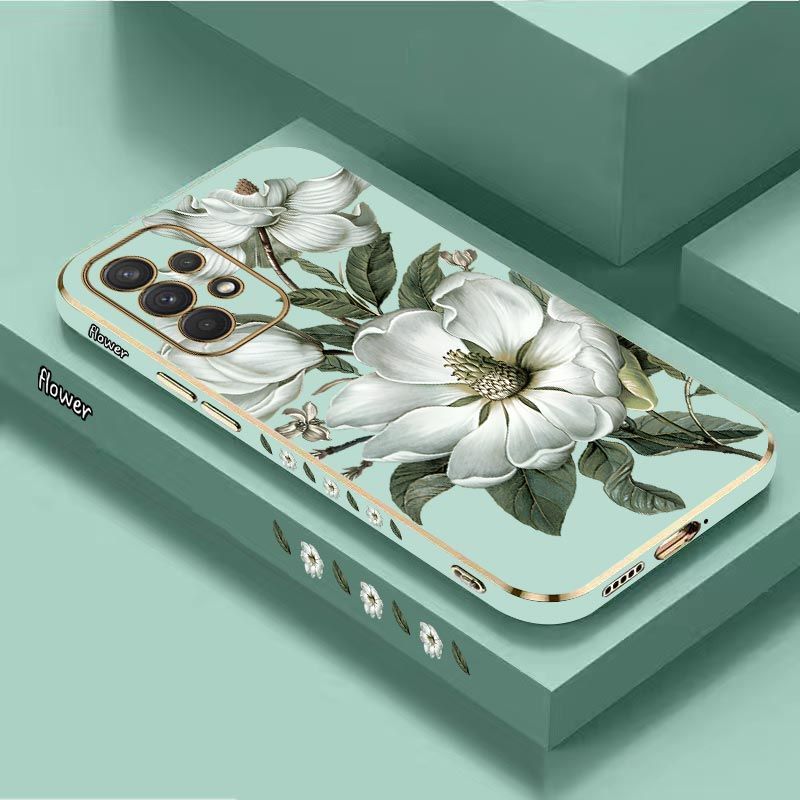 Phone Cases Brands - Blooming Jasmine Luxury Plating Phone Case