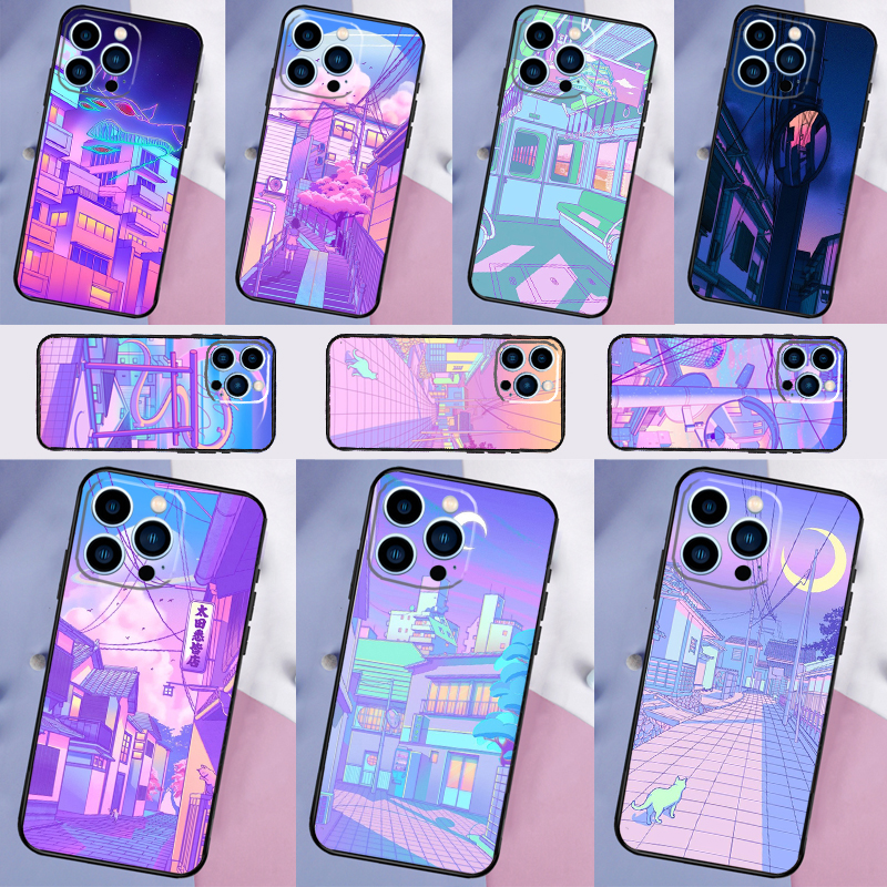 Phone Cases Kyoto - Pastel Japan Kyoto City Phone Case