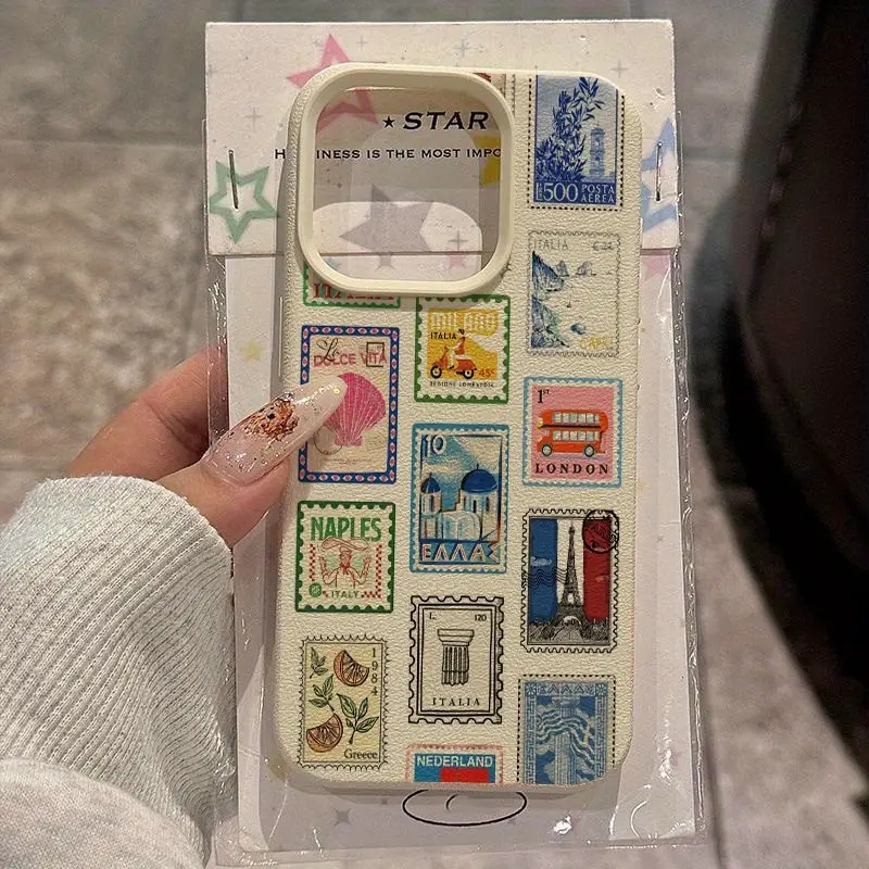 Phone Cases Girly - Vibrant Retro Stamp Lichee Design Phone