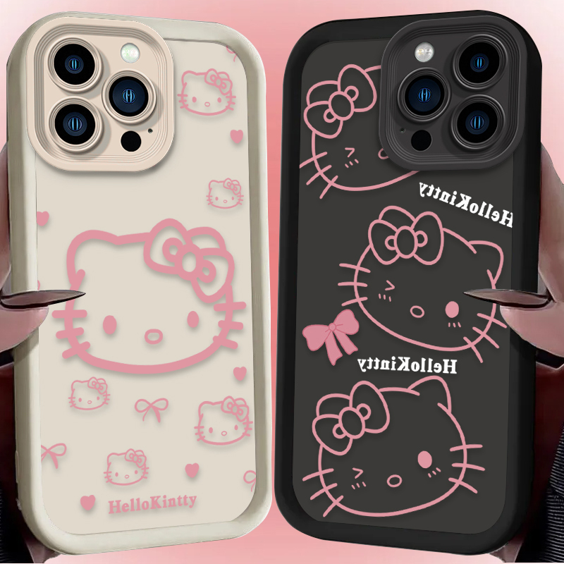 Phone Cases Pink - Pink Cute Hello Kitty Case for