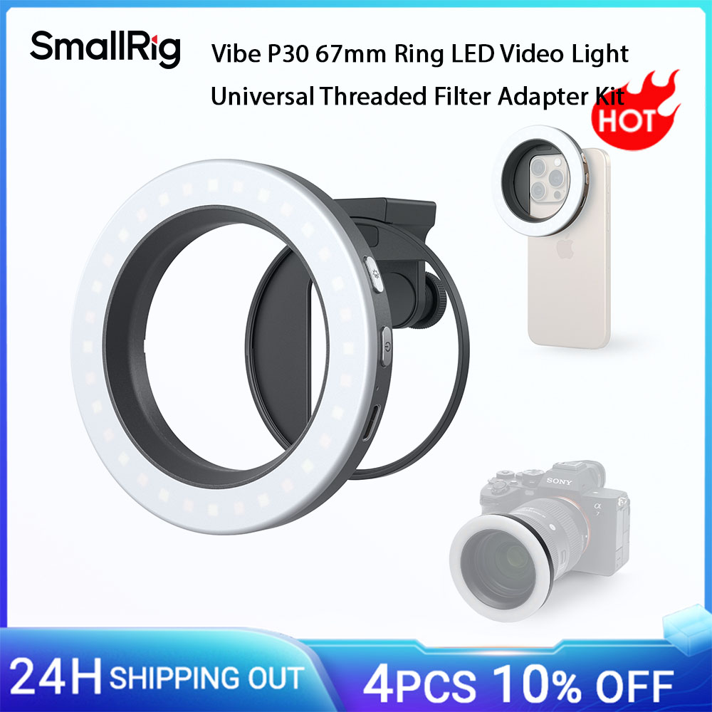 Phone Cases Video - SmallRig Vibe P30 67mm Ring LED