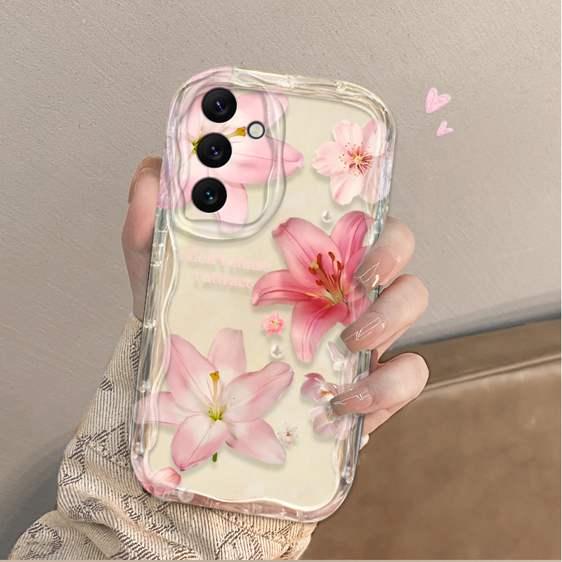 Beautiful Pink Lily Pattern Ph - Phone Cases Pink avis et prix