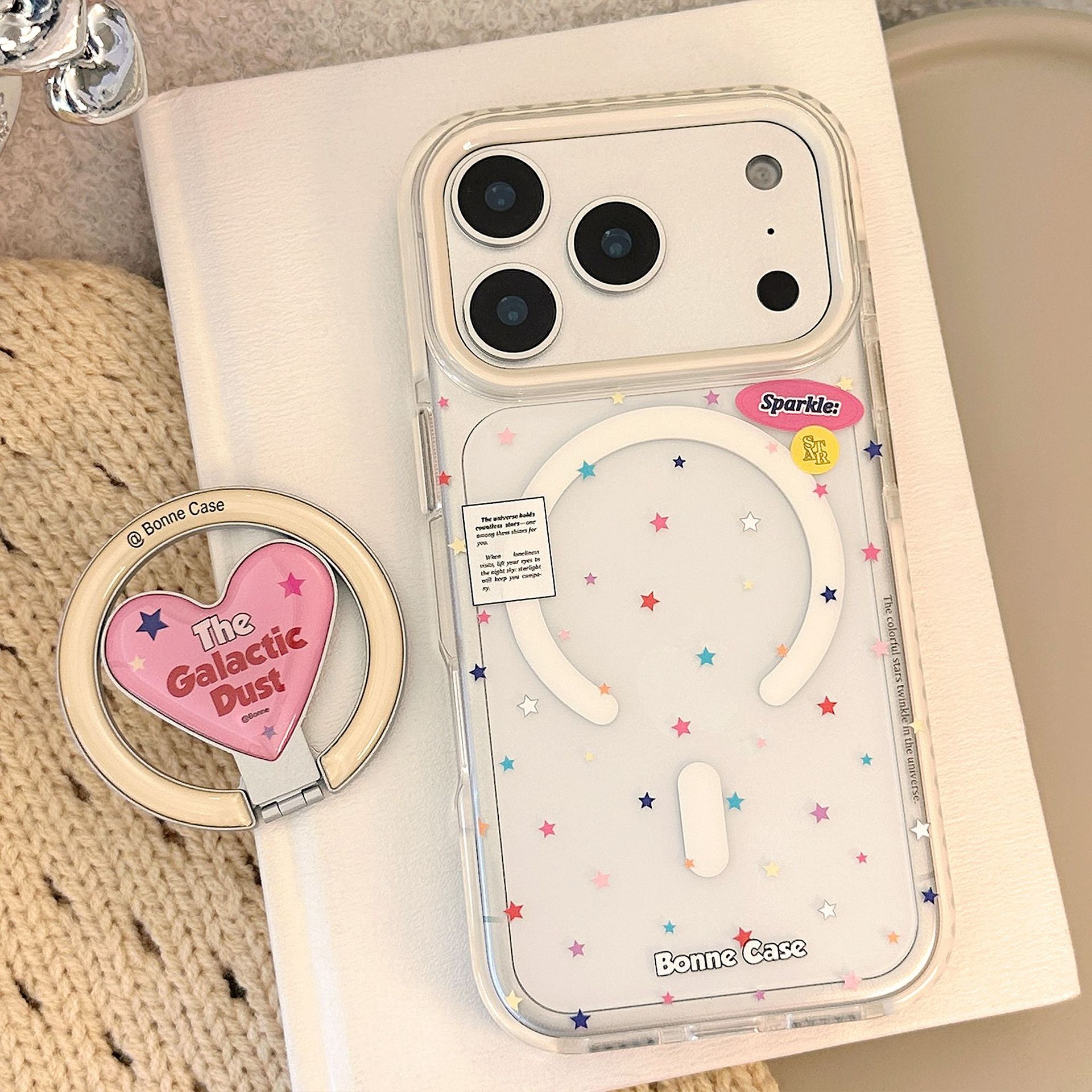 Korean Magnetic Fold Love Hear - Phone Cases Girly avis et prix
