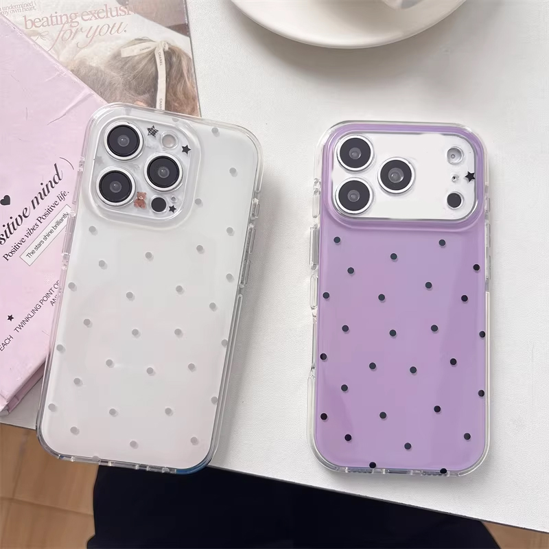 Korean Ins Girl Simple Purple  - Phone Cases Girly avis et prix