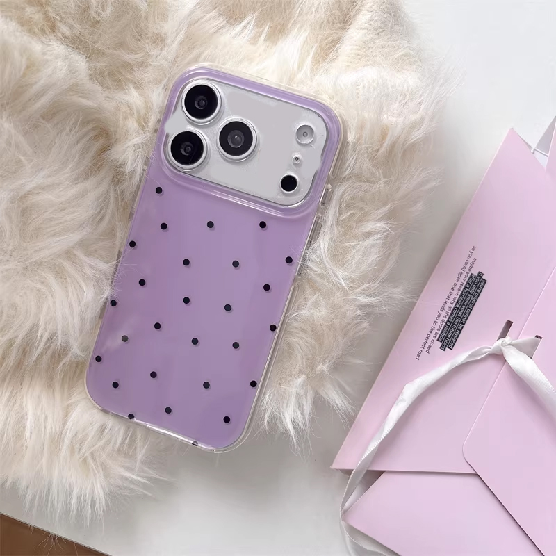 Korean Ins Girl Simple Purple  - Phone Cases Girly avis et prix