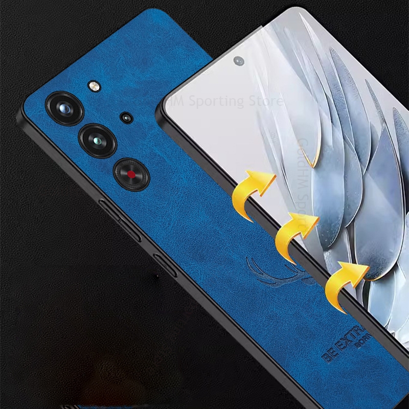 3D Cartoon Elk Deer Head Leath - Phone Cases Red Deer avis et prix