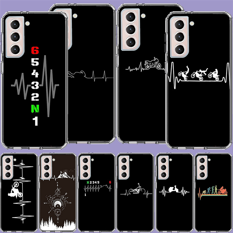 Motorcycle Heartbeat Clear Pho - Phone Cases Com avis et prix