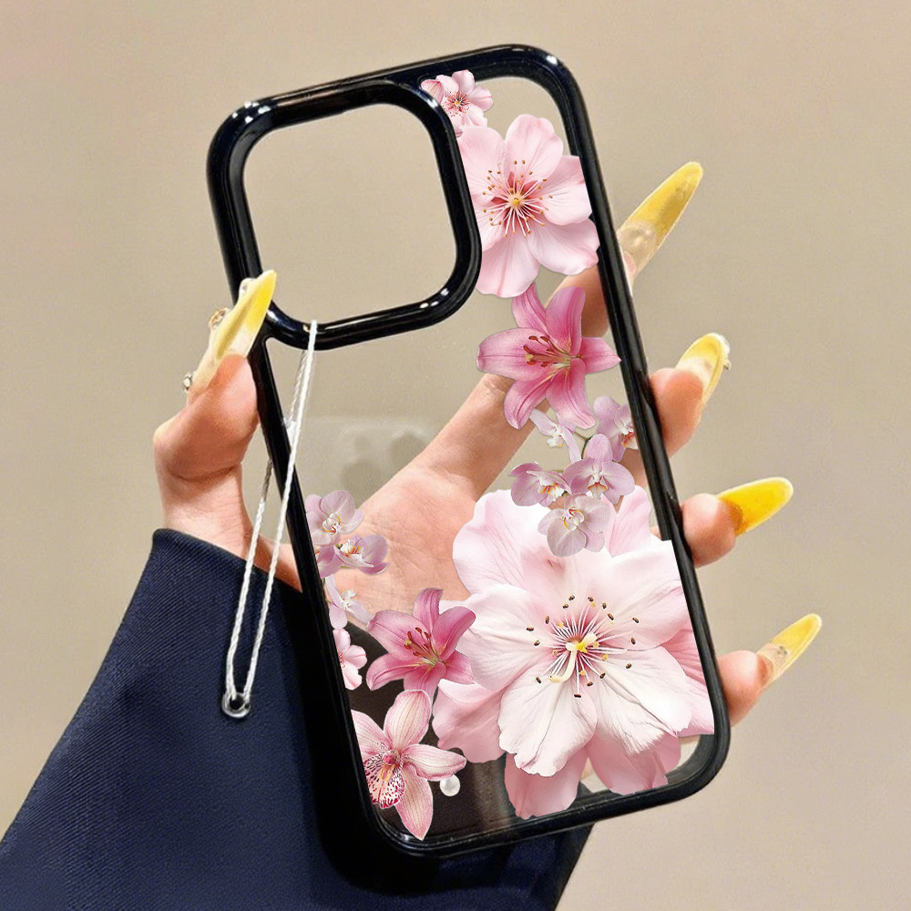 Pink Lily Flower Phone Case Fo - Phone Cases Pink avis et prix