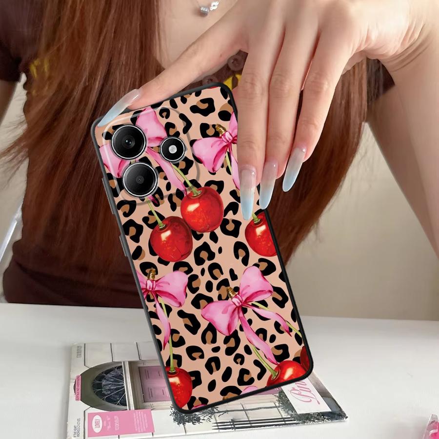 Leopard-patterned Cherry Case  - Phone Cases Xiaomi 15 avis et prix