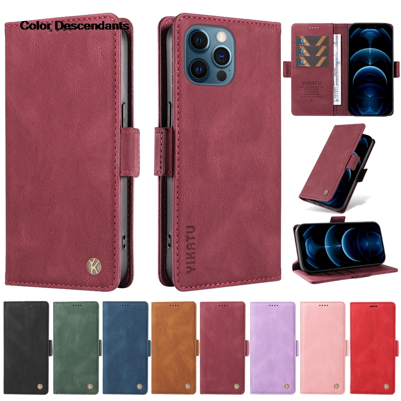 Wallet Phone Shell Leather Cas - Phone Cases Eu avis et prix