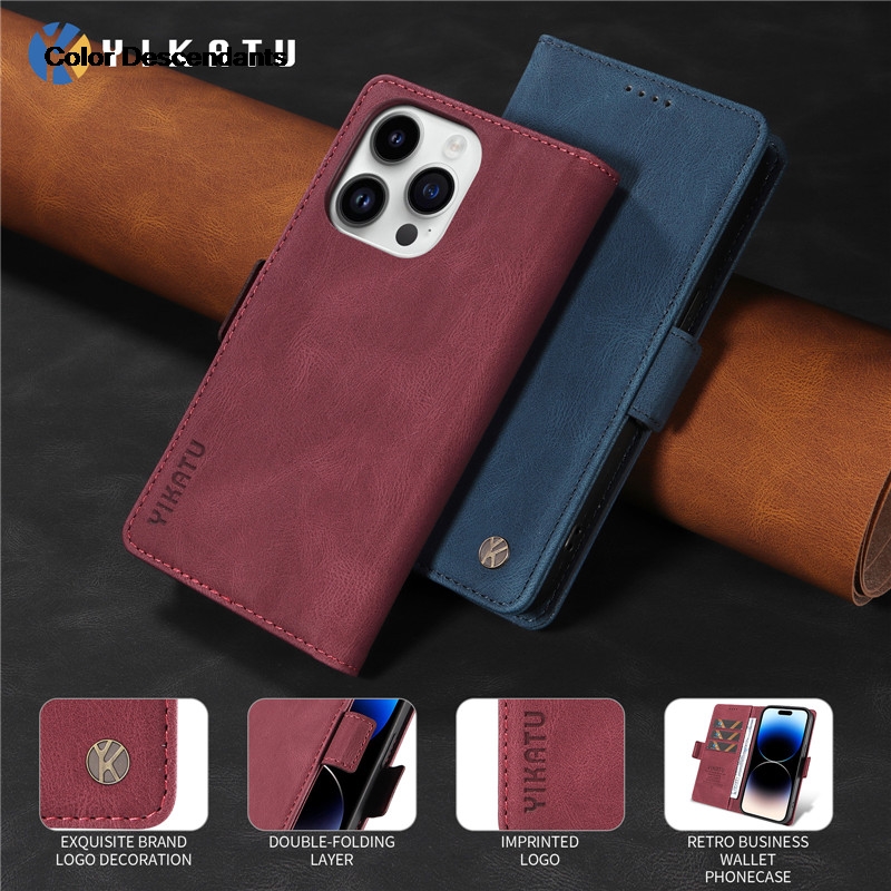 Wallet Phone Shell Leather Cas - Phone Cases Eu avis et prix