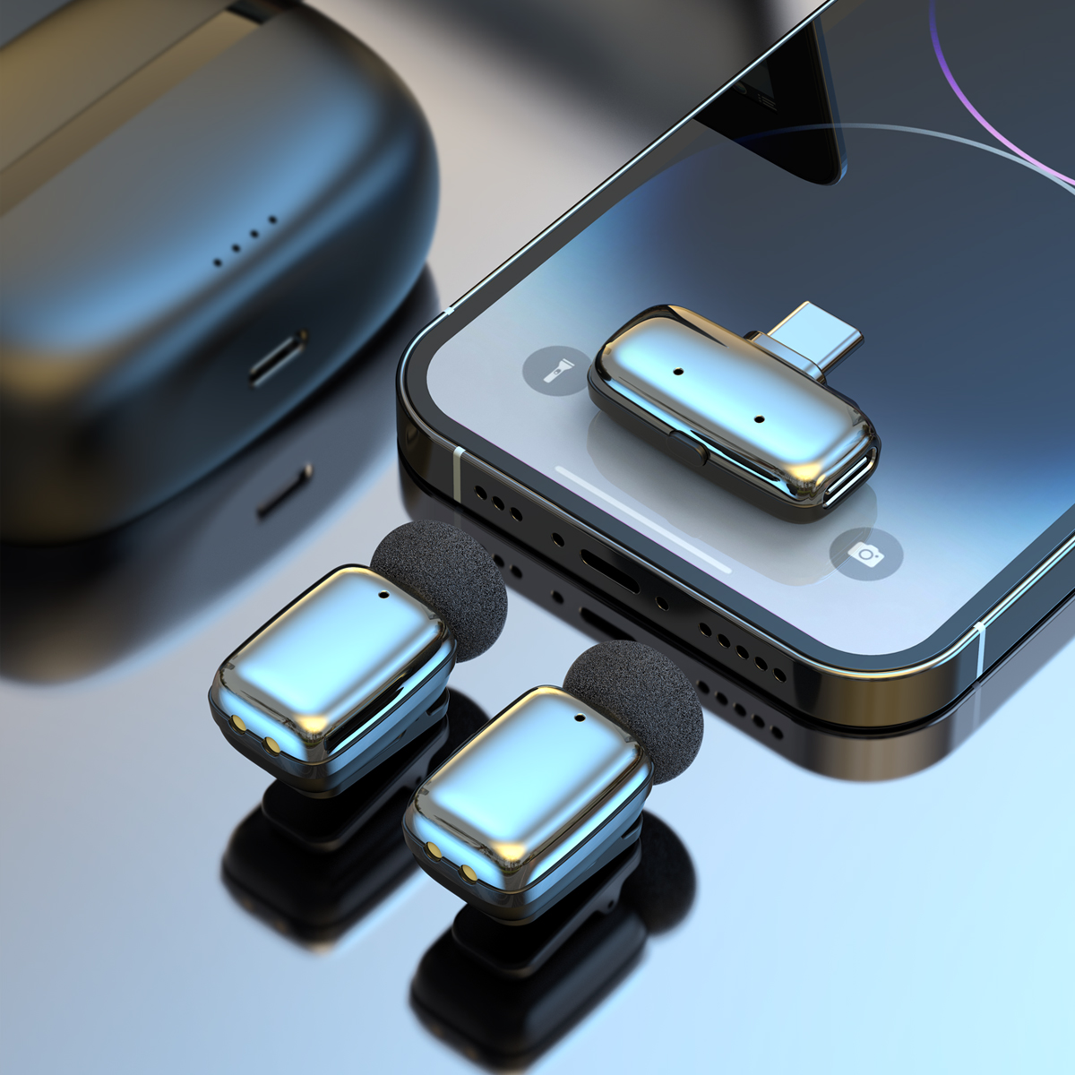 Wireless Lavalier Microphone S - Phone Cases Video avis et prix