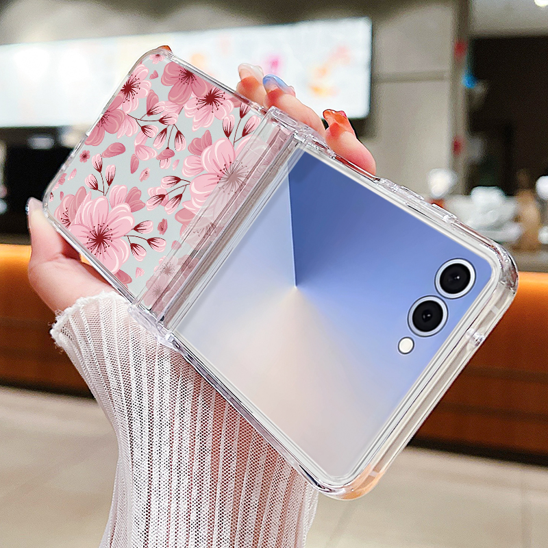 Pink Flower Printed Phone Case - Phone Cases Pink avis et prix