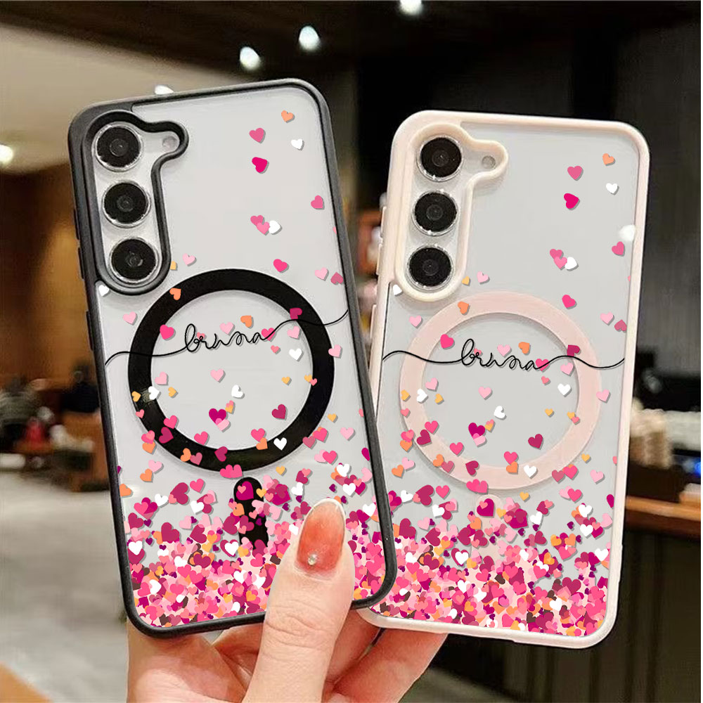 Pink Heart Print Phone Case Fo - Phone Cases Pink avis et prix