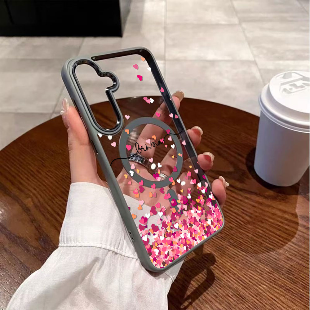 Pink Heart Print Phone Case Fo - Phone Cases Pink avis et prix