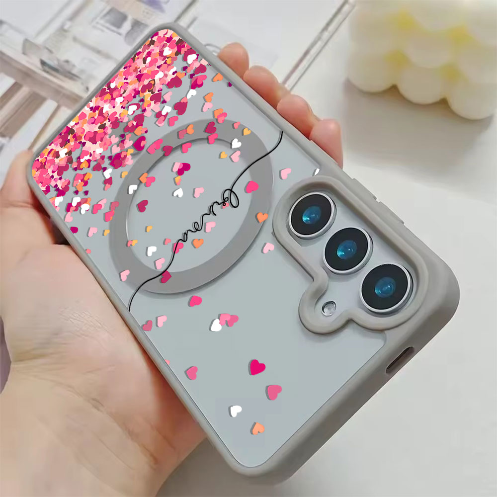 Pink Heart Print Phone Case Fo - Phone Cases Pink avis et prix