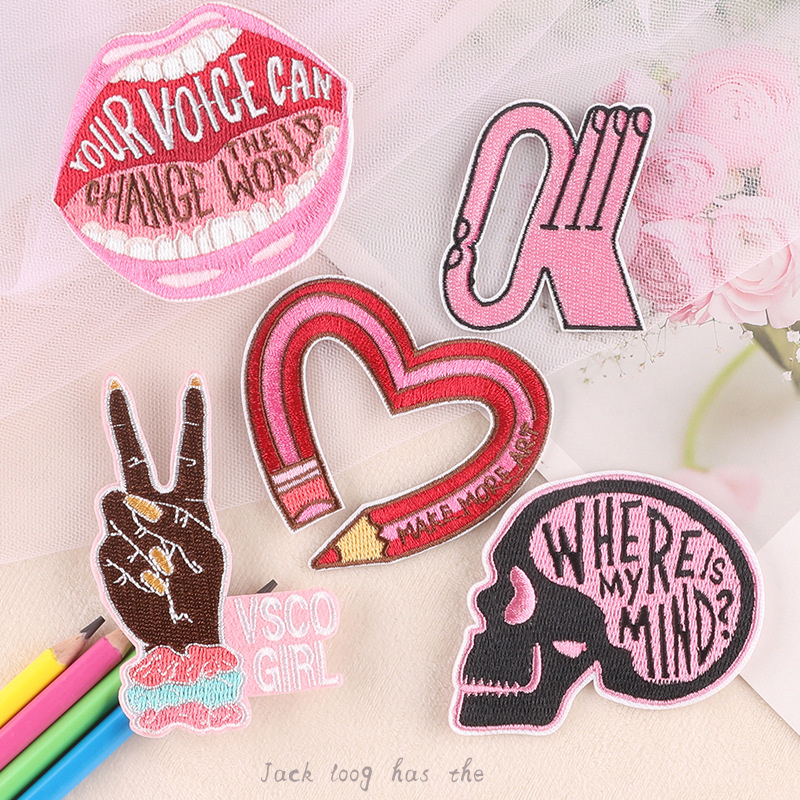 Iron On Patches Pink Girl Love - Phone Cases Eco Friendly avis et prix