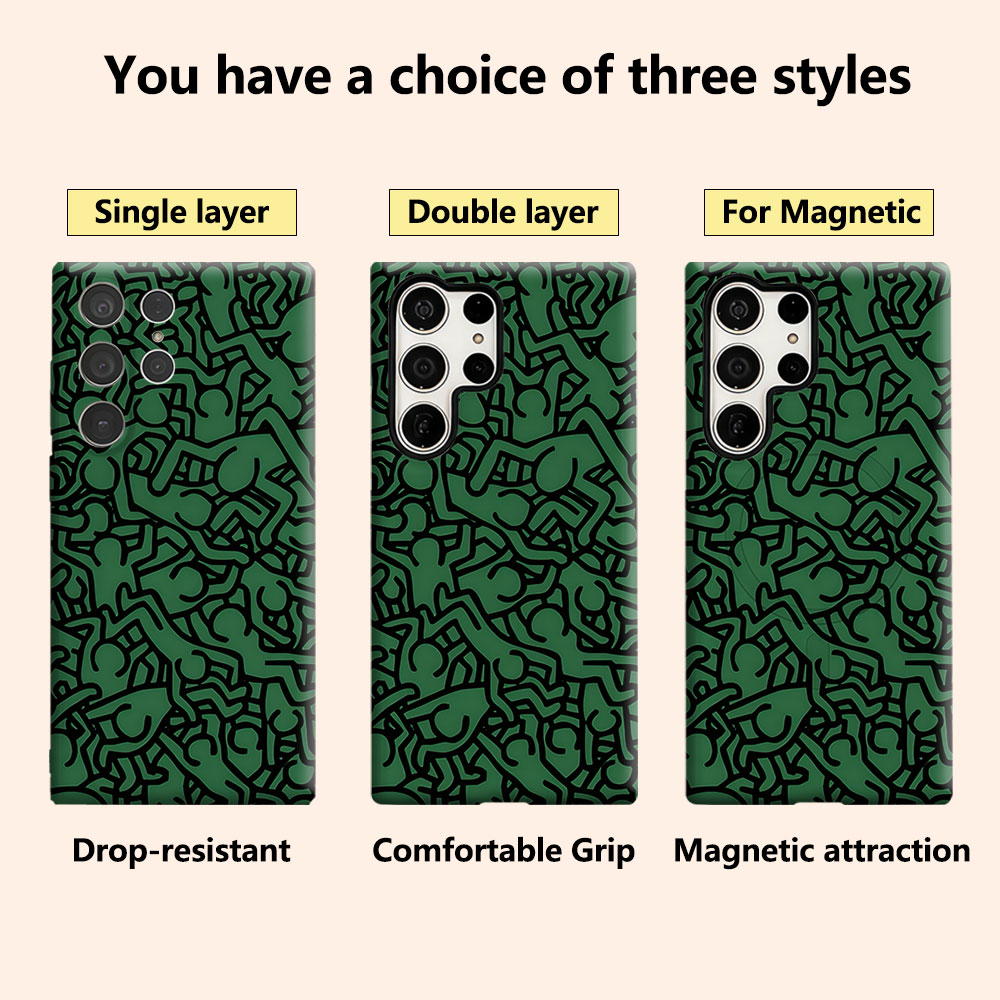 K-Keith-s H-Haring-s Inspired  - Phone Cases Galaxy S23 avis et prix