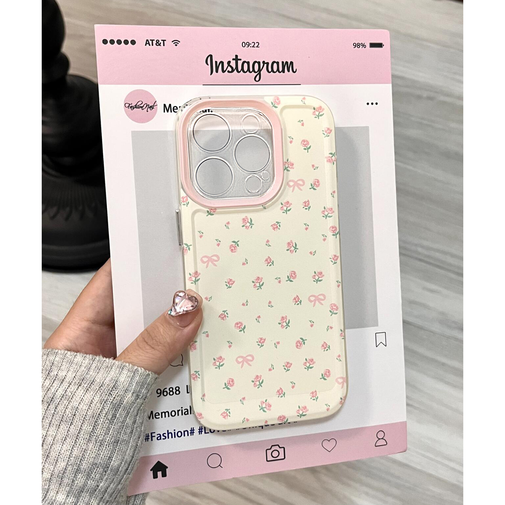Floral Rose Korean Ins Gentle  - Phone Cases Girly avis et prix