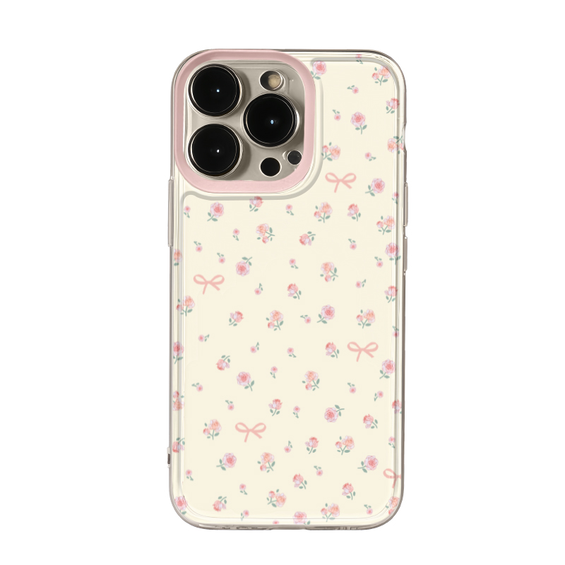 Floral Rose Korean Ins Gentle  - Phone Cases Girly avis et prix