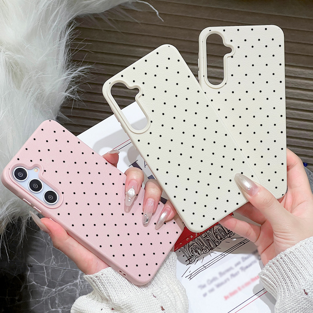 Ins Polka Dots Phone Case For  - Phone Cases Galaxy S23 avis et prix
