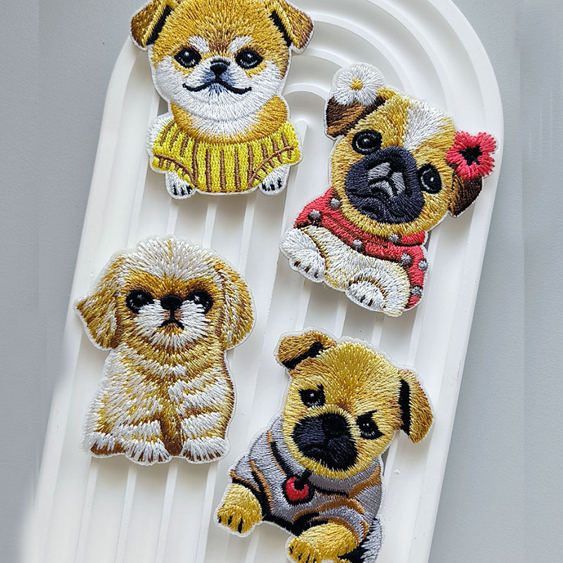 Cute Puppy Embroidery Patch Se - Phone Cases Eco Friendly avis et prix