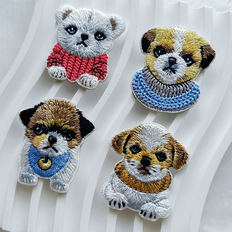 Cute Puppy Embroidery Patch Se - Phone Cases Eco Friendly avis et prix