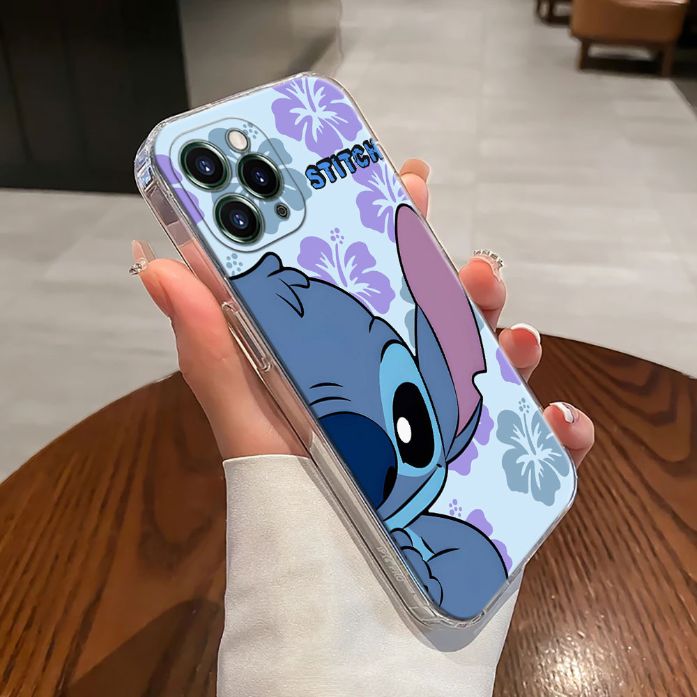 Ohana Stitch Transparent Phone - Phone Cases For Iphone 15 avis et prix