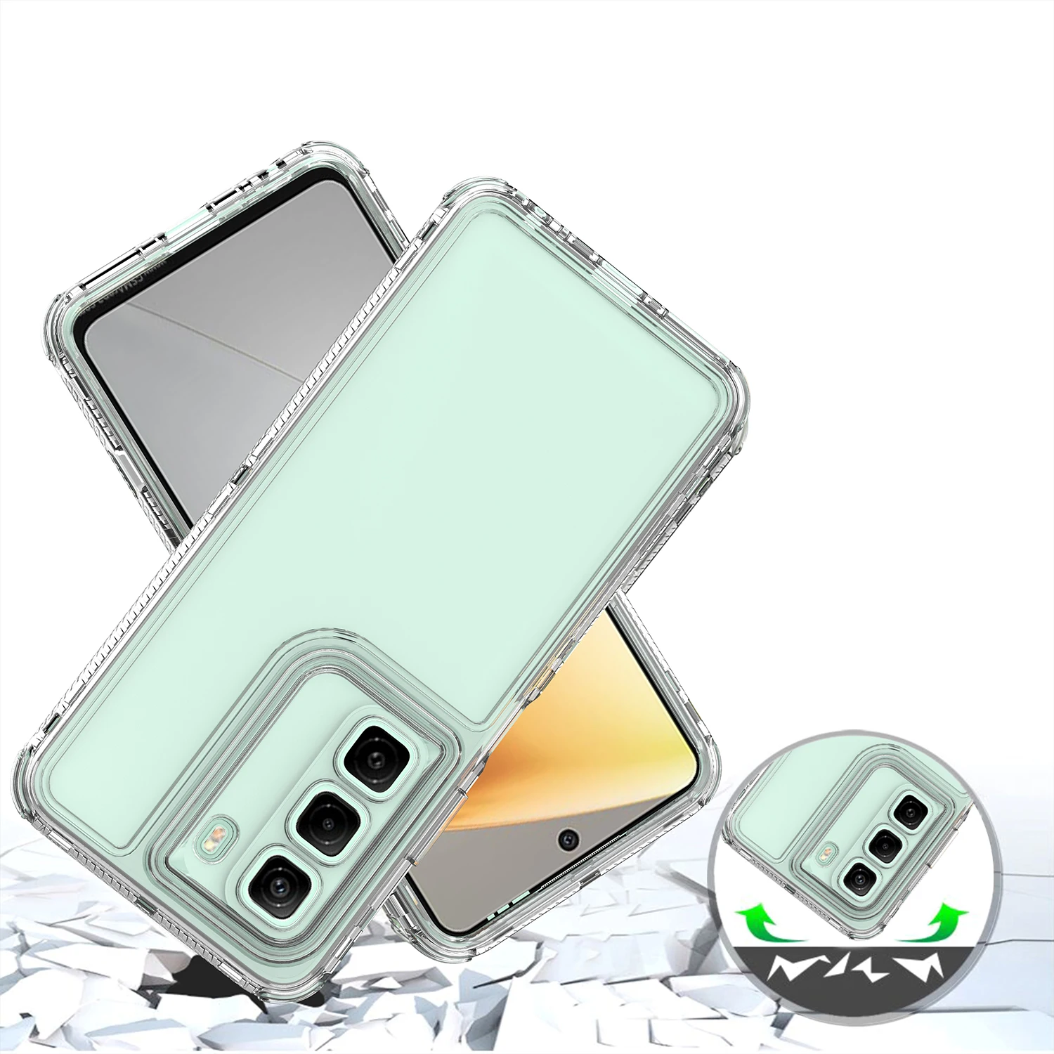 3 in 1 Rugged Armor Shockproof - Buy Phone Cases avis et prix