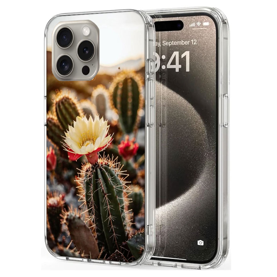 Picturesque Desert With Cacti  - Phone Cases Com avis et prix