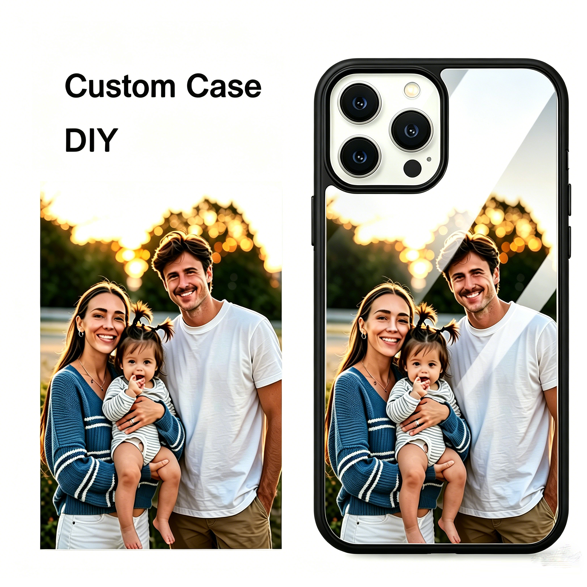 Custom Photo Mirror Glass Case - Phone Cases With Pictures avis et prix