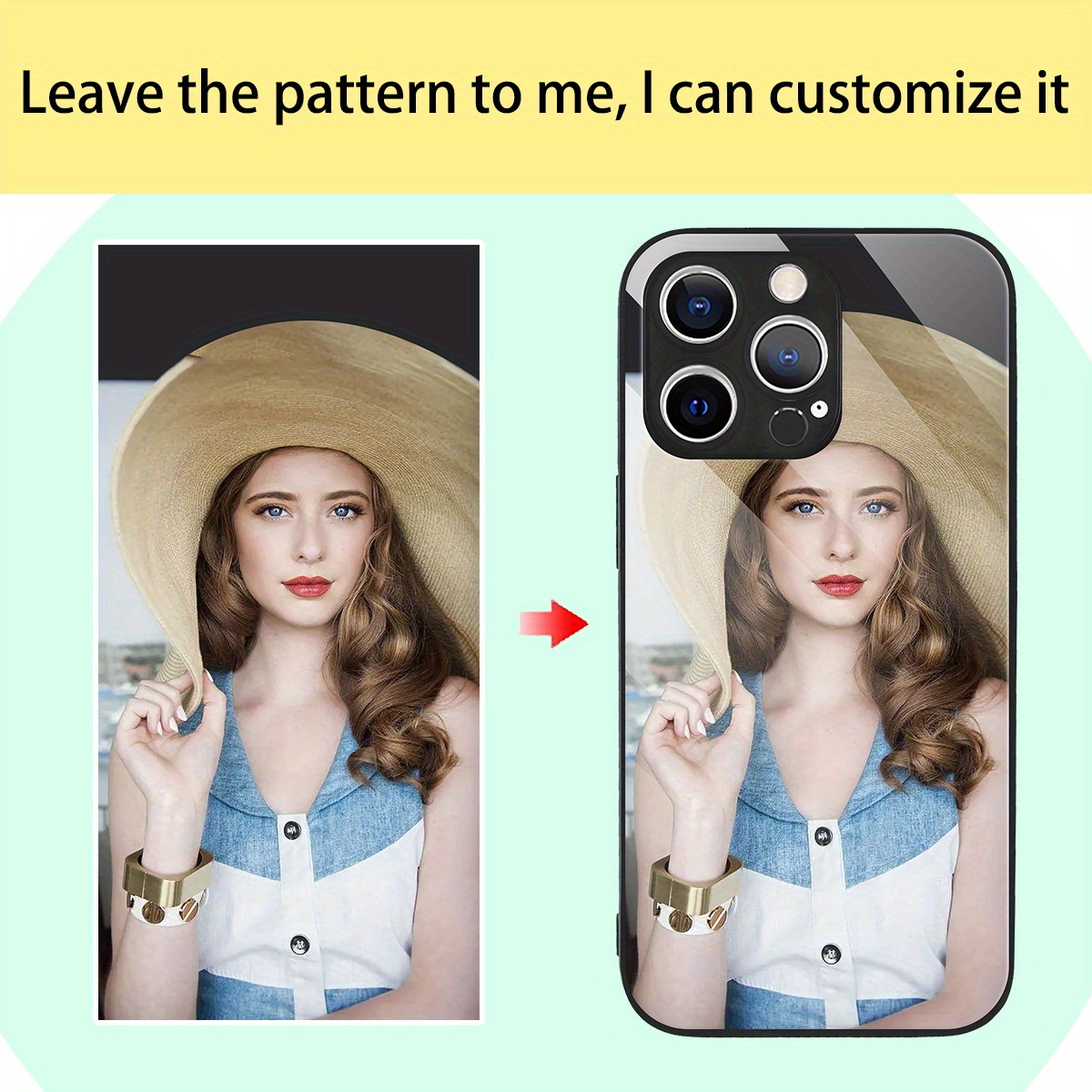 Custom Photo Mirror Glass Case - Phone Cases With Pictures avis et prix