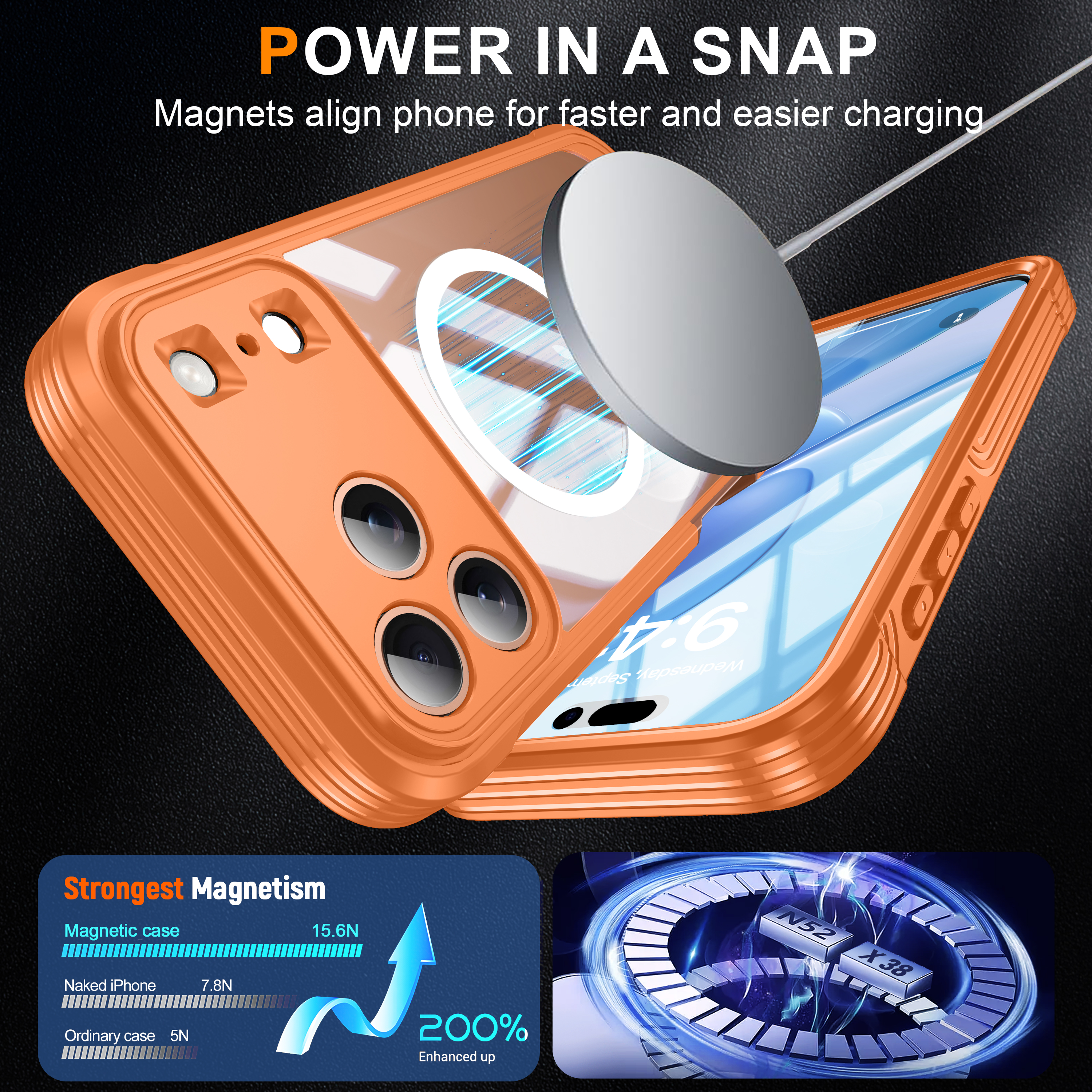 Brand new color magnetic shock - Phone Cases Brands avis et prix