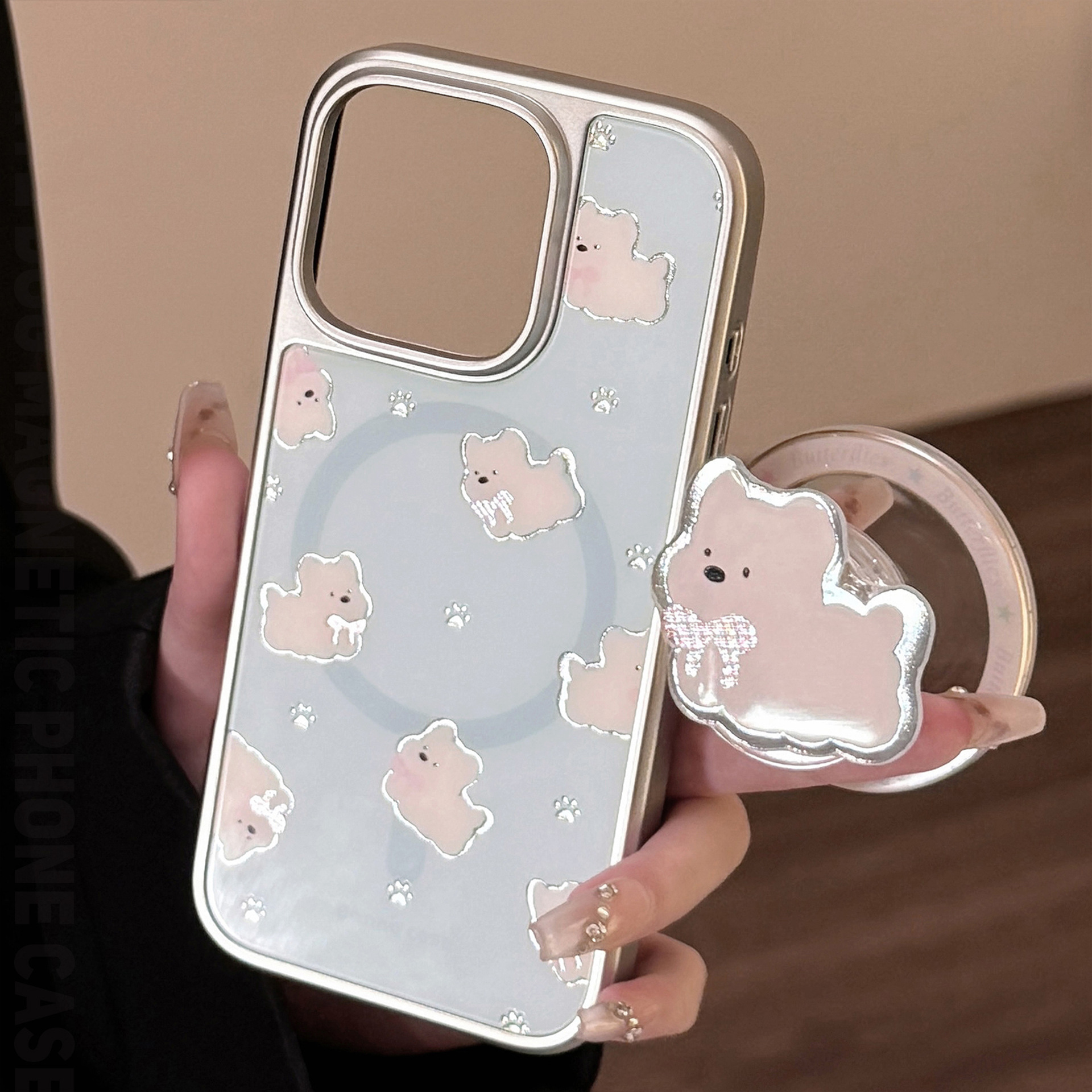 Korean Cute Cartoon Puppy Brac - Phone Cases Girly avis et prix