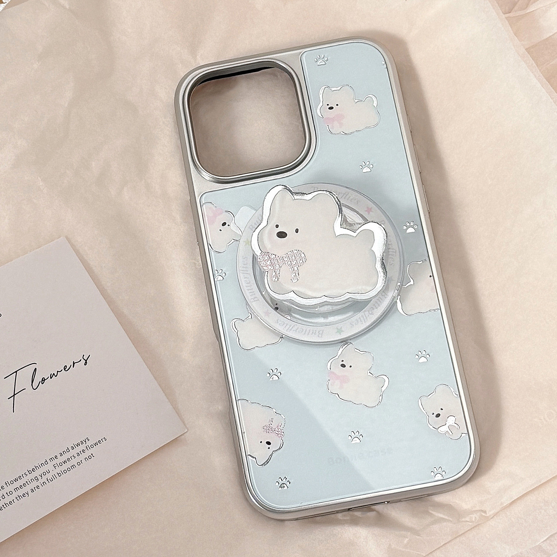 Korean Cute Cartoon Puppy Brac - Phone Cases Girly avis et prix