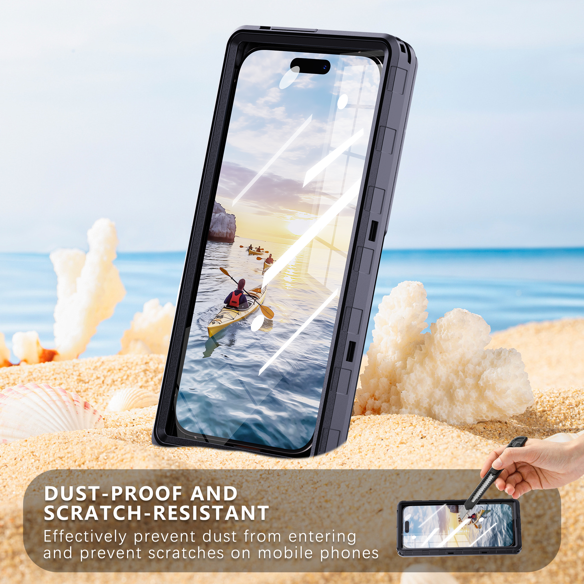 Shellbox-IP68 Waterproof Phone - Phone Cases With Pictures avis et prix