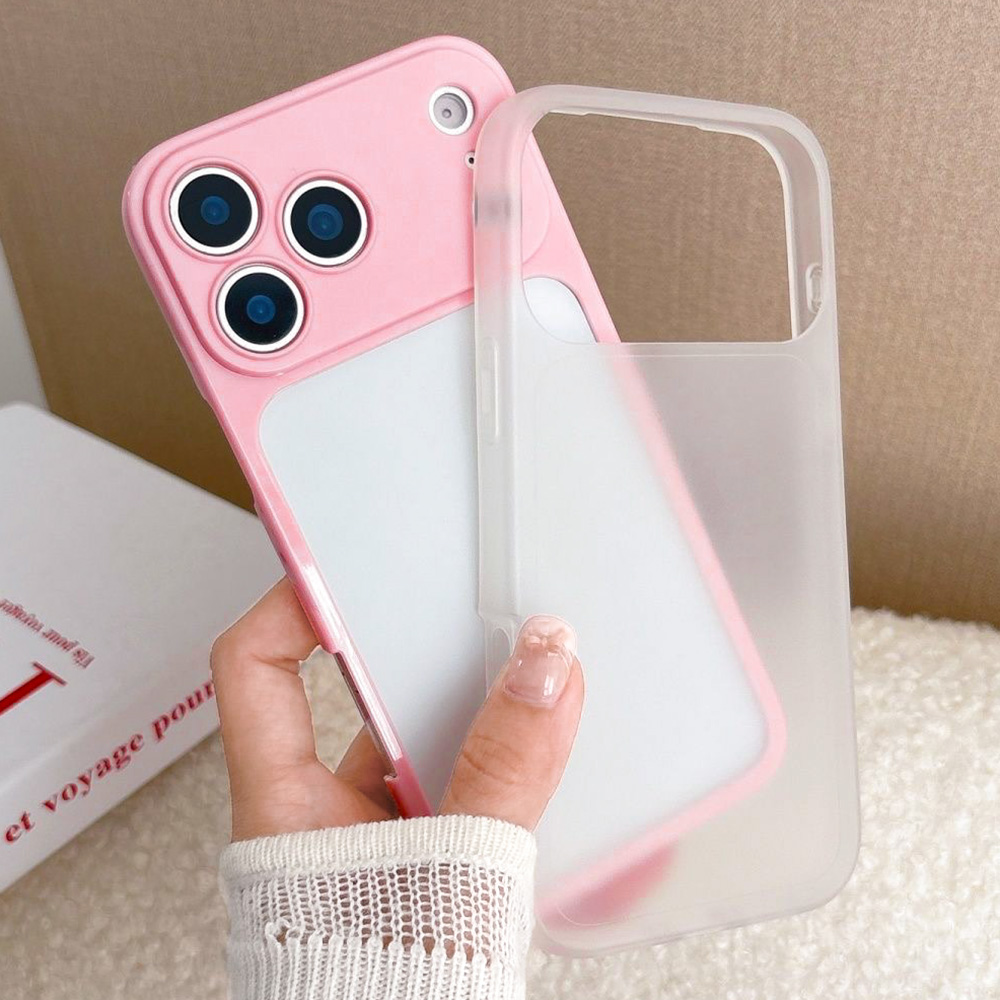 2 in 1 Jelly Pink Flower Case  - Phone Cases Pink avis et prix