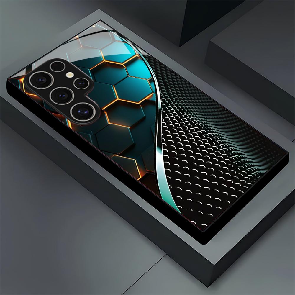 Creative Honeycomb Wood Patter - Phone Cases Galaxy S23 avis et prix