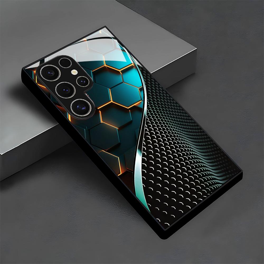 Creative Honeycomb Wood Patter - Phone Cases Galaxy S23 avis et prix