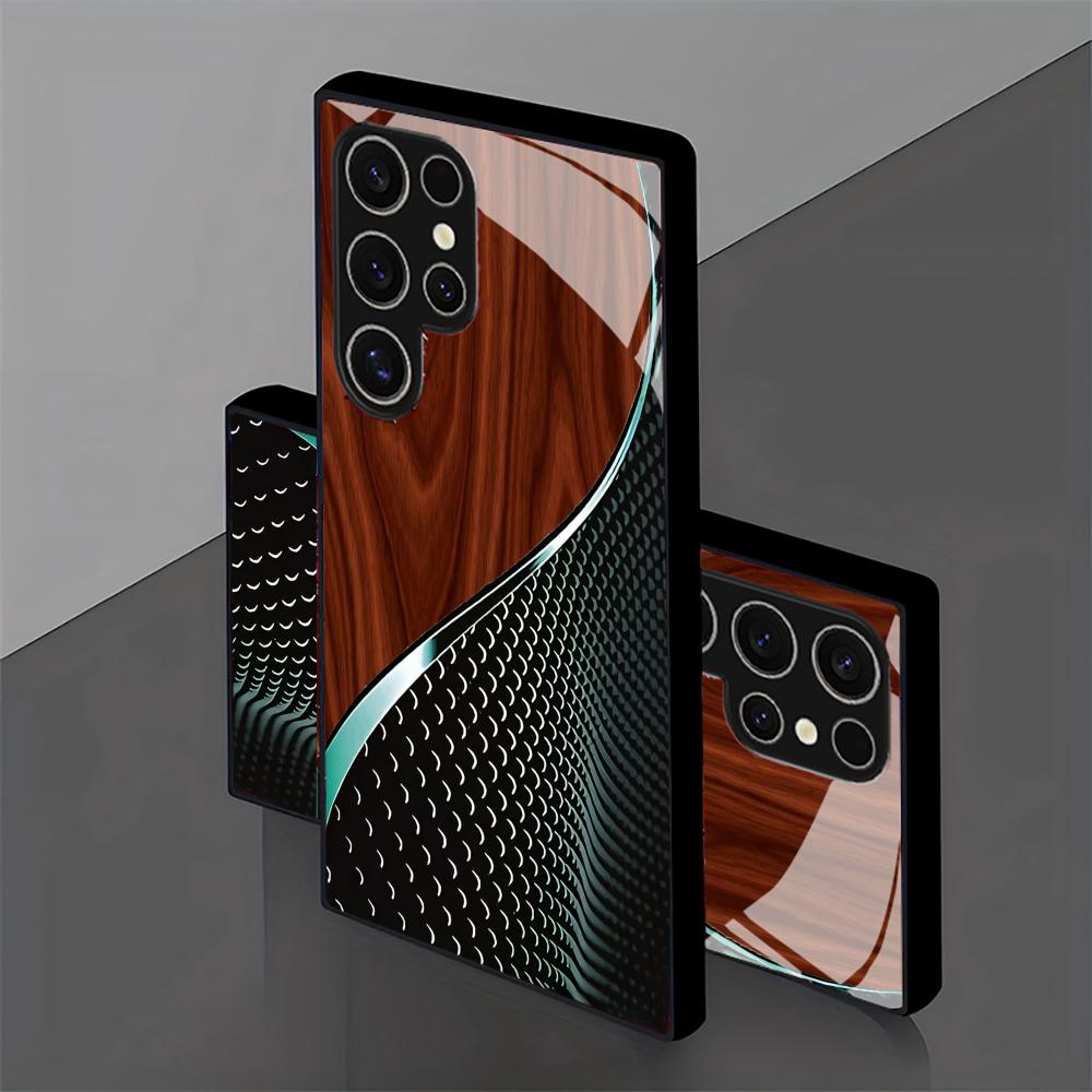 Creative Honeycomb Wood Patter - Phone Cases Galaxy S23 avis et prix