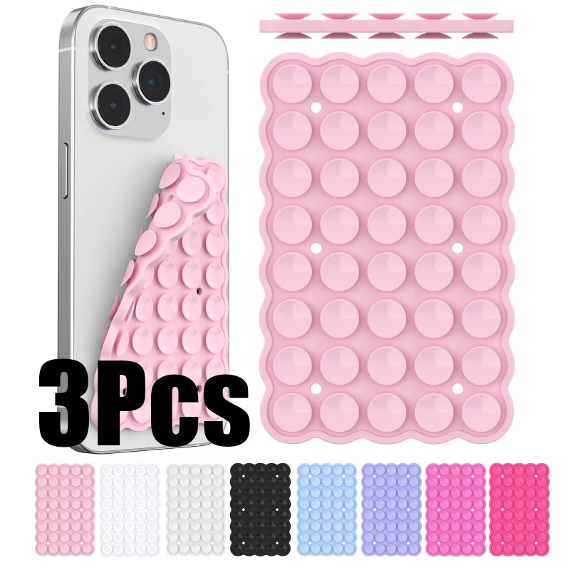 3PCS Silicone Suction Cup Phon - Phone Cases Video avis et prix