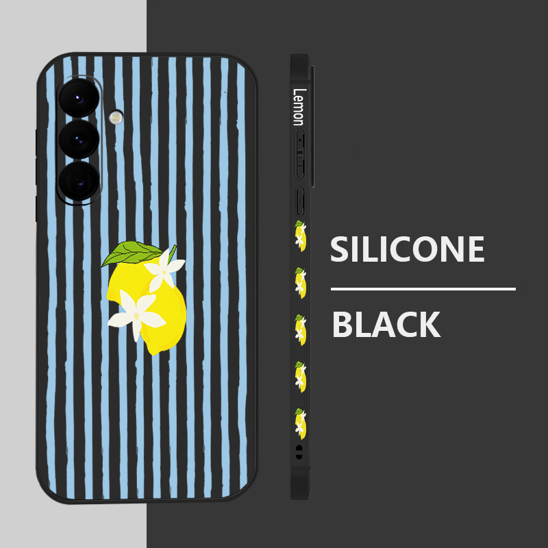 Stripe Lemon Print TPU Phone C - Phone Cases Galaxy S23 avis et prix