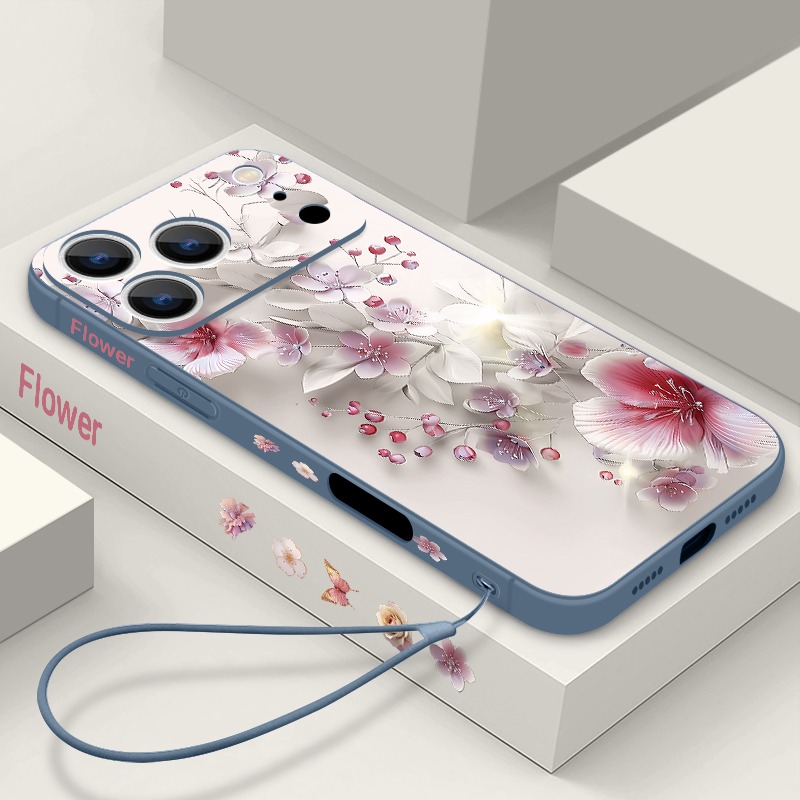Pink White Flower Case For iPh - Phone Cases Pink avis et prix