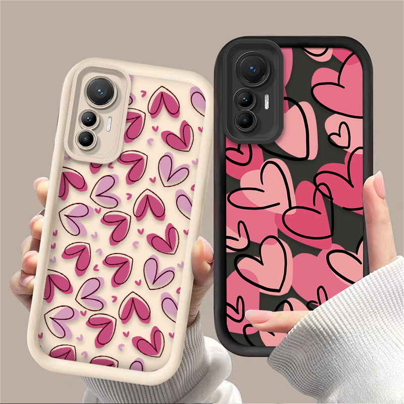 Cute Pink Love Heart Case for  - Phone Cases Pink avis et prix
