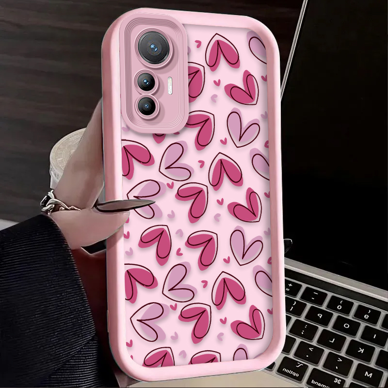 Cute Pink Love Heart Case for  - Phone Cases Pink avis et prix