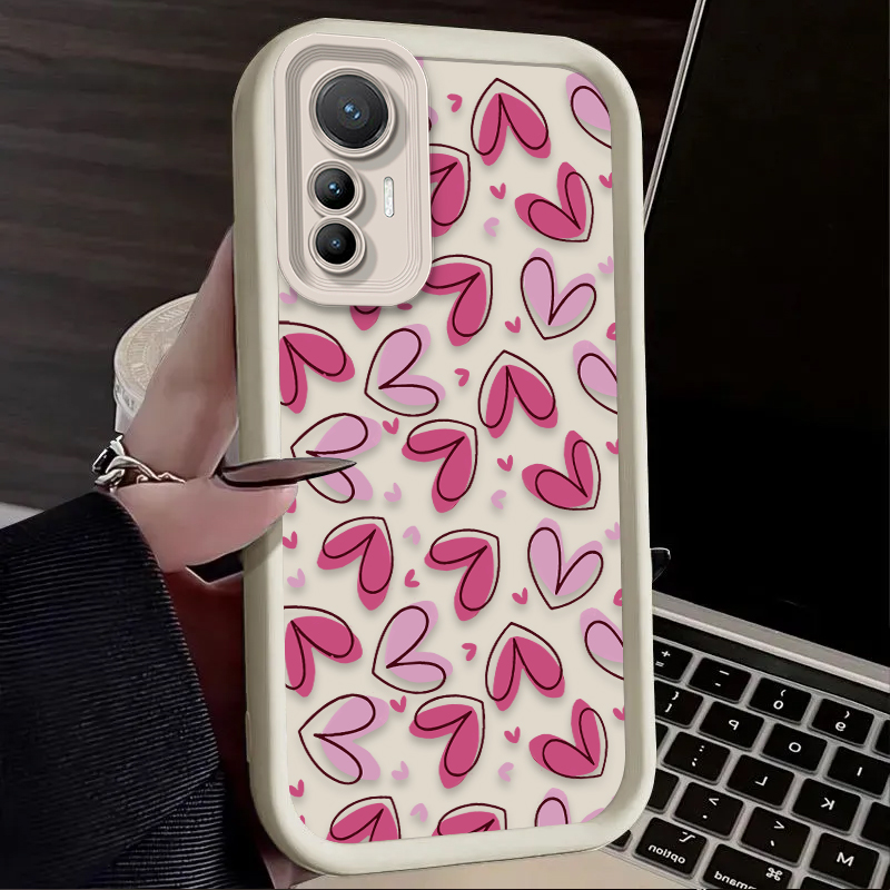 Cute Pink Love Heart Case for  - Phone Cases Pink avis et prix